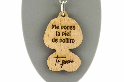 Llavero-piel de pollito-3