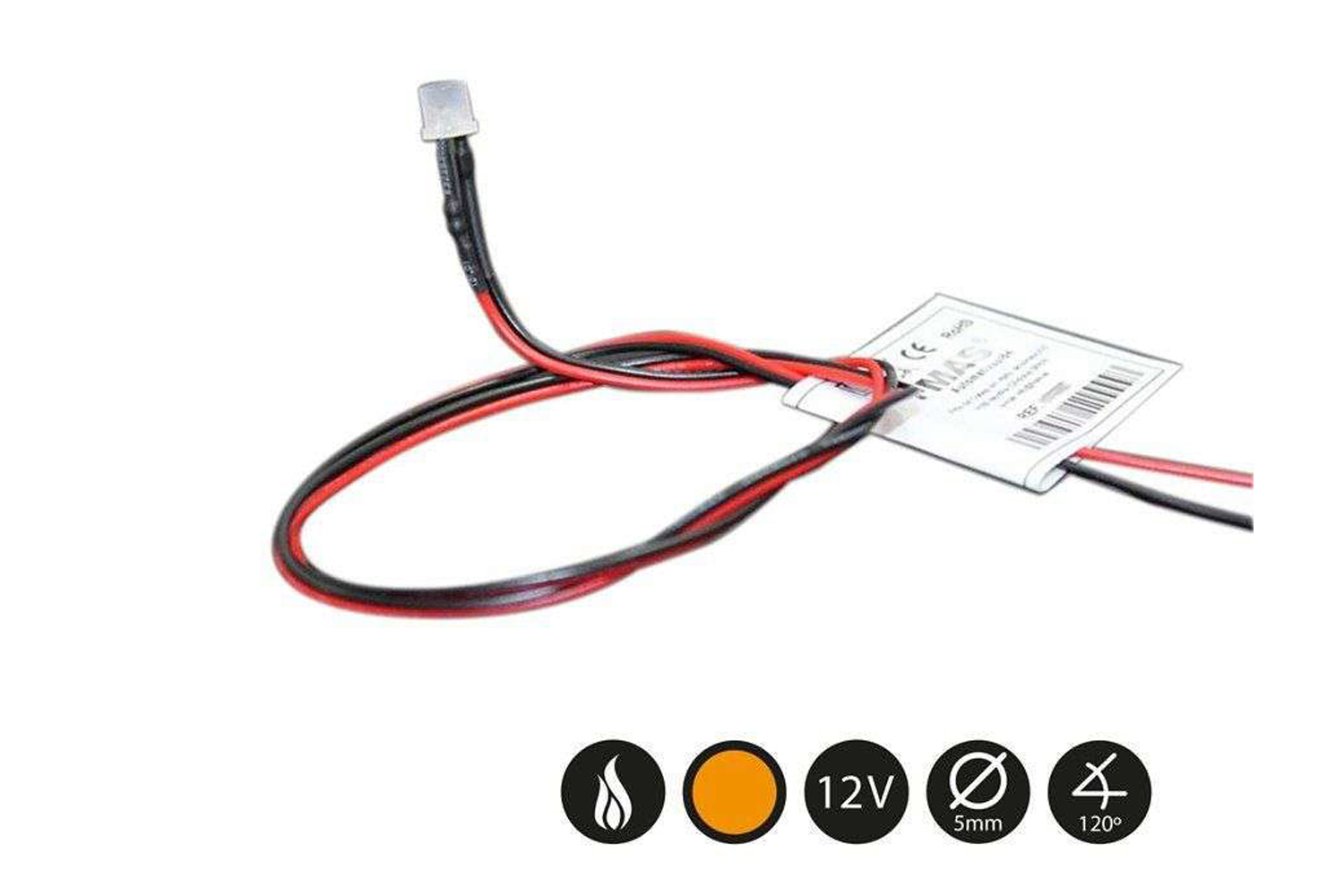 E0105-2-led-5mm-12V-naranja-efecto-llama