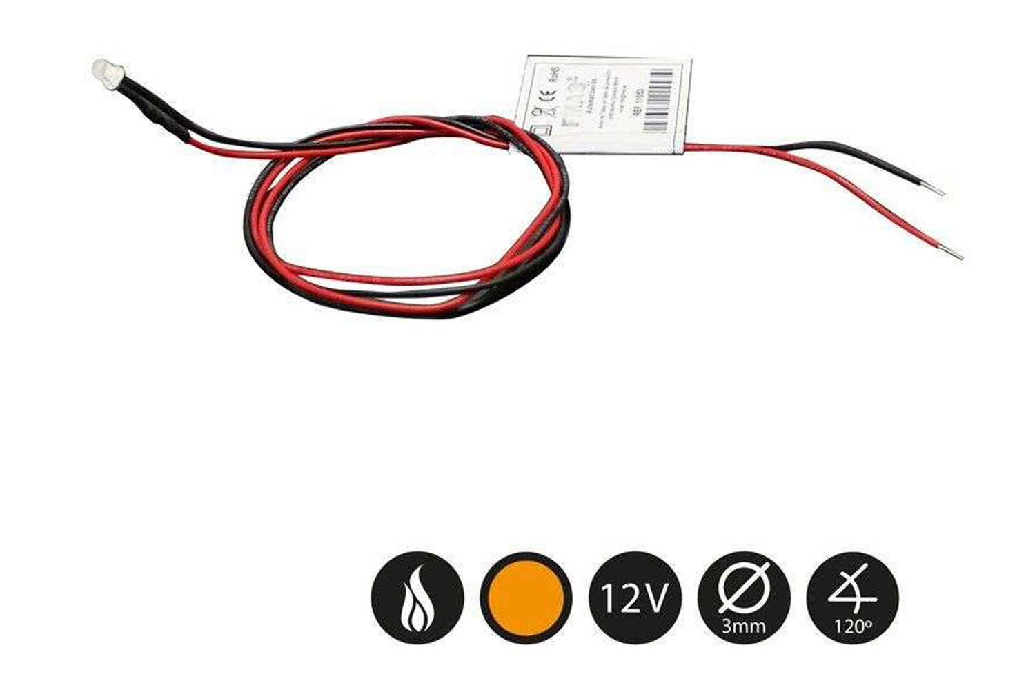 E0106-2-led-3mm-12V-naranja-efecto-llama