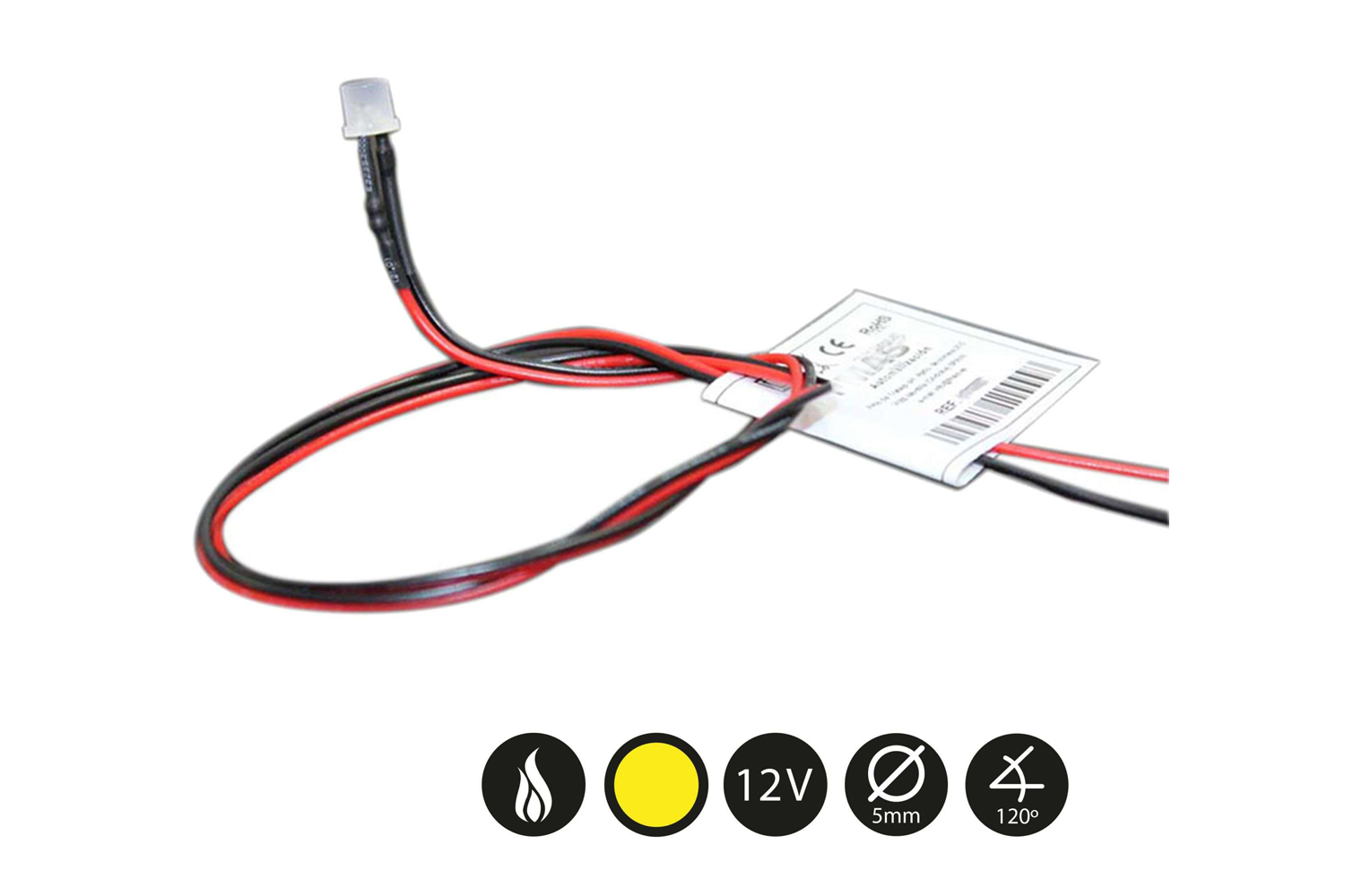 E0107-2-led-5mm-12V-amarillo-efecto-llama